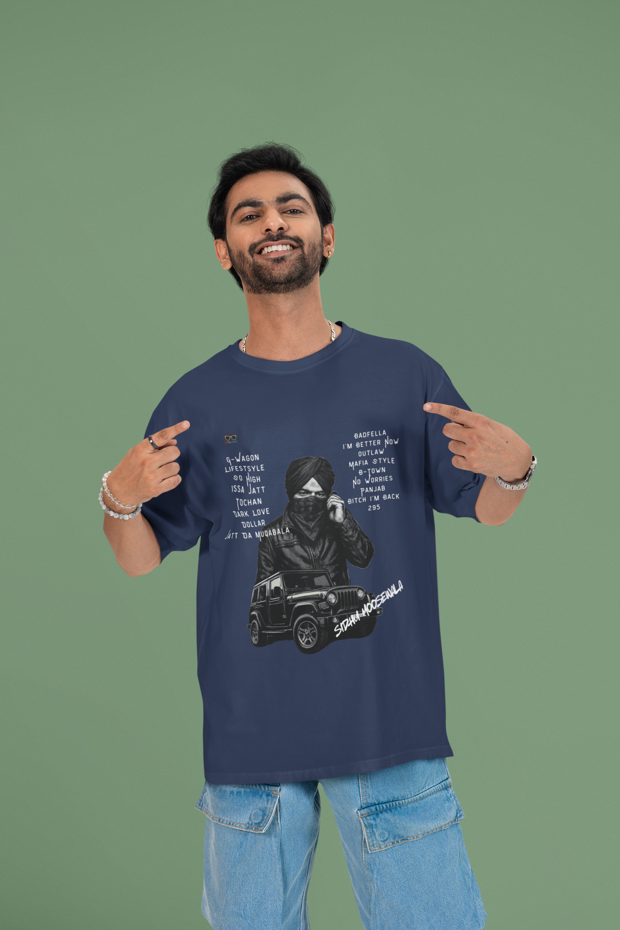 Oversized Sidhu Moosewala T-Shirt
