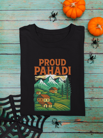 Unisex Oversized Proud Pahadi T-Shirt